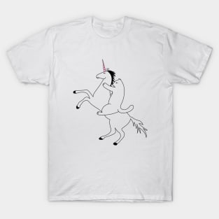 cat lover and unicorn lover T-Shirt